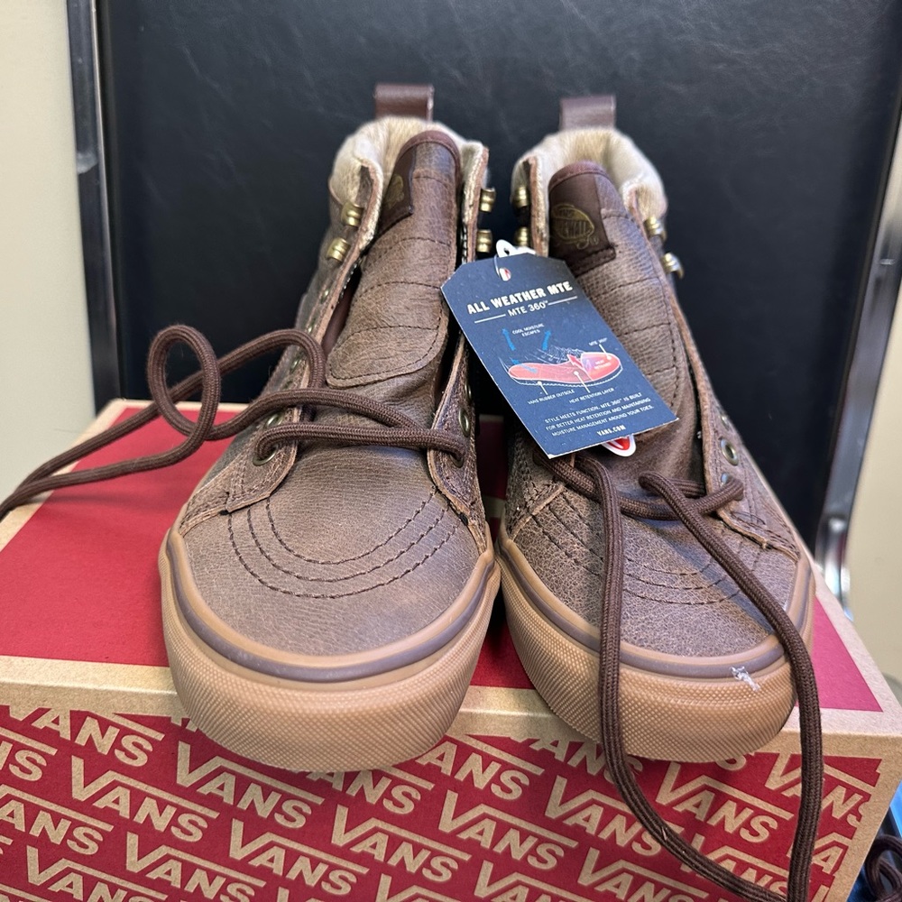 Vans Sk8-Hi All-Weather MTE Brown Leather